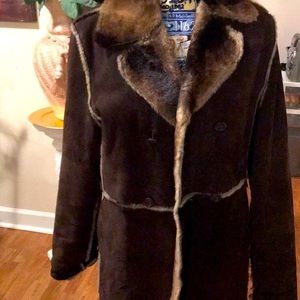 Vintage Reversible Fur and Suede 🥰 check this out, very very warm